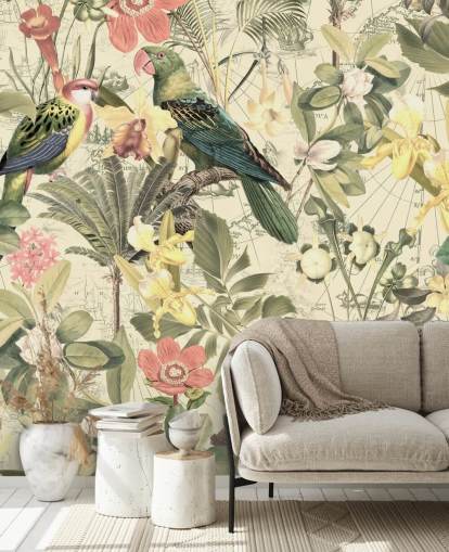 Fondos de birds and flowers