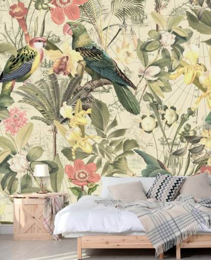 Fondos de birds and flowers