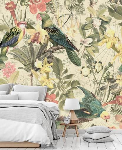 Fondos de birds and flowers