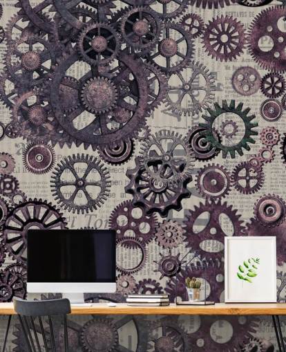 violetti hampaiden steampunk tapetti violetti hampaiden steampunk tapetti