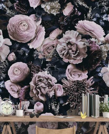 dammiga rosa blommor tapeter dammiga rosa blommor tapeter