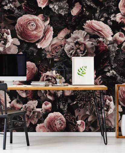 dark pink flowers wallpaper dark pink flowers wallpaper