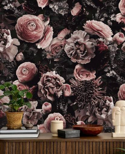 dark pink flowers wallpaper dark pink flowers wallpaper