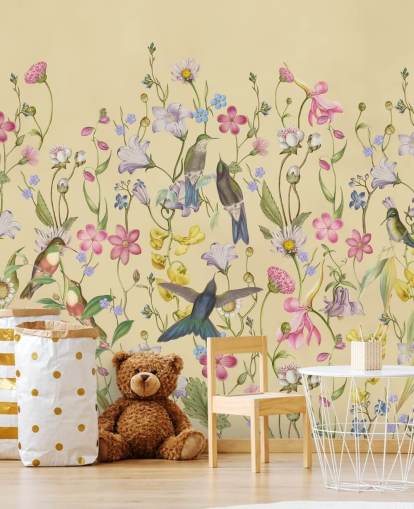 chinoiserie pastel flowers and birds wallpaper chinoiserie pastel flowers and birds wallpaper