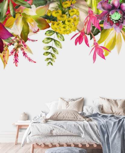 tropical flowers hanging wallpaper tropical flowers hanging wallpaper