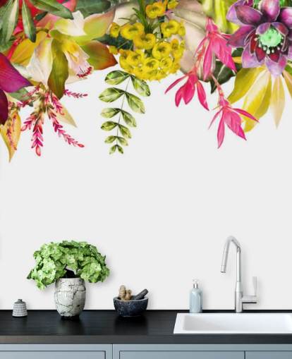 tropische bloemen hangend behang tropische bloemen hangend behang