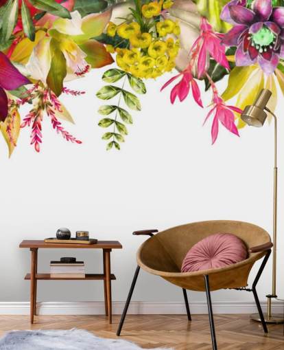 tropical flowers hanging wallpaper tropical flowers hanging wallpaper