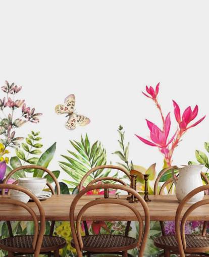 färgglada blomma tapet färgglada blomma tapet