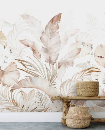 neutral palme blade tapet