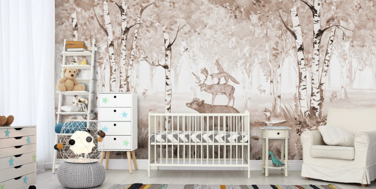 PeelandStick Wallpaper Ideas for Your Nursery 10 Sweet Picks
