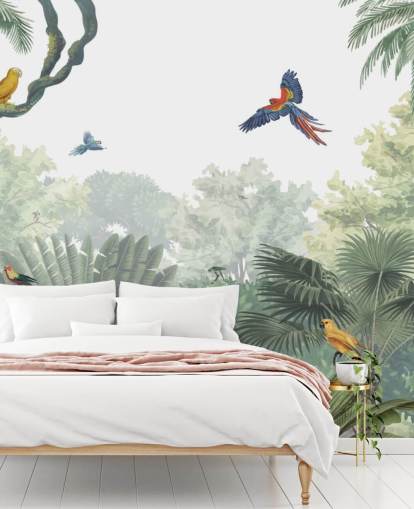 fondo de pantalla de loros de la selva tropical fondo de pantalla de loros de la selva tropical