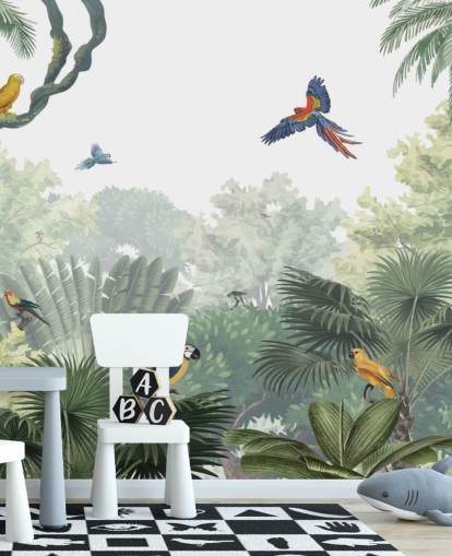 papel de parede de papagaio da selva tropical papel de parede de papagaio da selva tropical