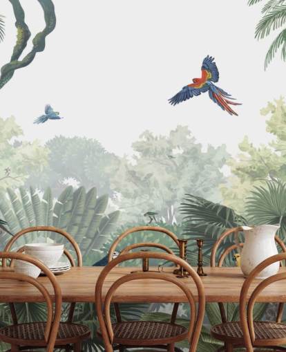 papel de parede de papagaio da selva tropical papel de parede de papagaio da selva tropical