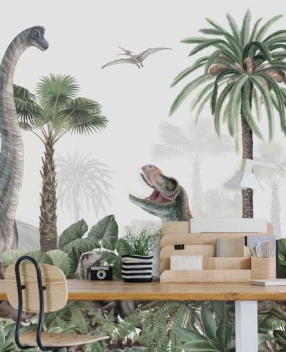 dinosaurs in jungle wallpaper dinosaurs in jungle wallpaper