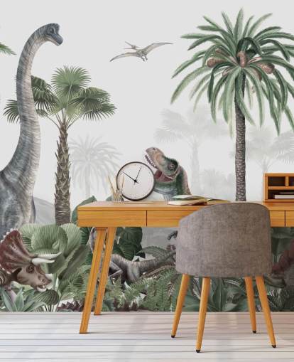 dinosaurs in jungle wallpaper dinosaurs in jungle wallpaper