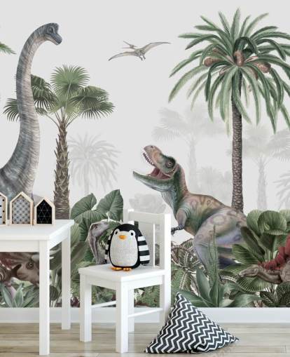 dinosaurer i jungelen tapet dinosaurer i jungelen tapet