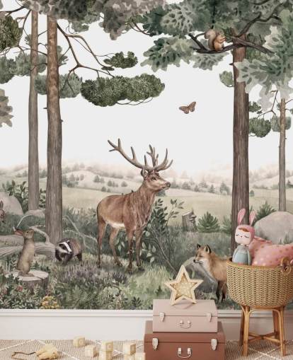 papier peint animaux des bois dans la forêt papier peint animaux des bois dans la forêt