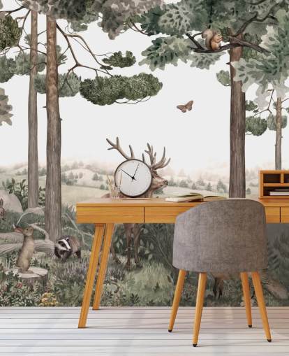  fondo de pantalla de animales del bosque en el bosque 