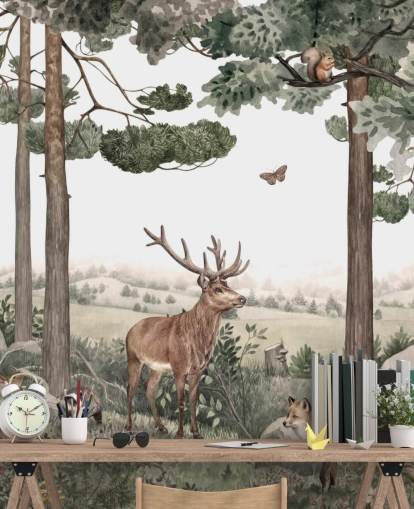  fondo de pantalla de animales del bosque en el bosque 