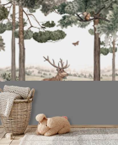  metsäeläimet metsän taustakuvassa 