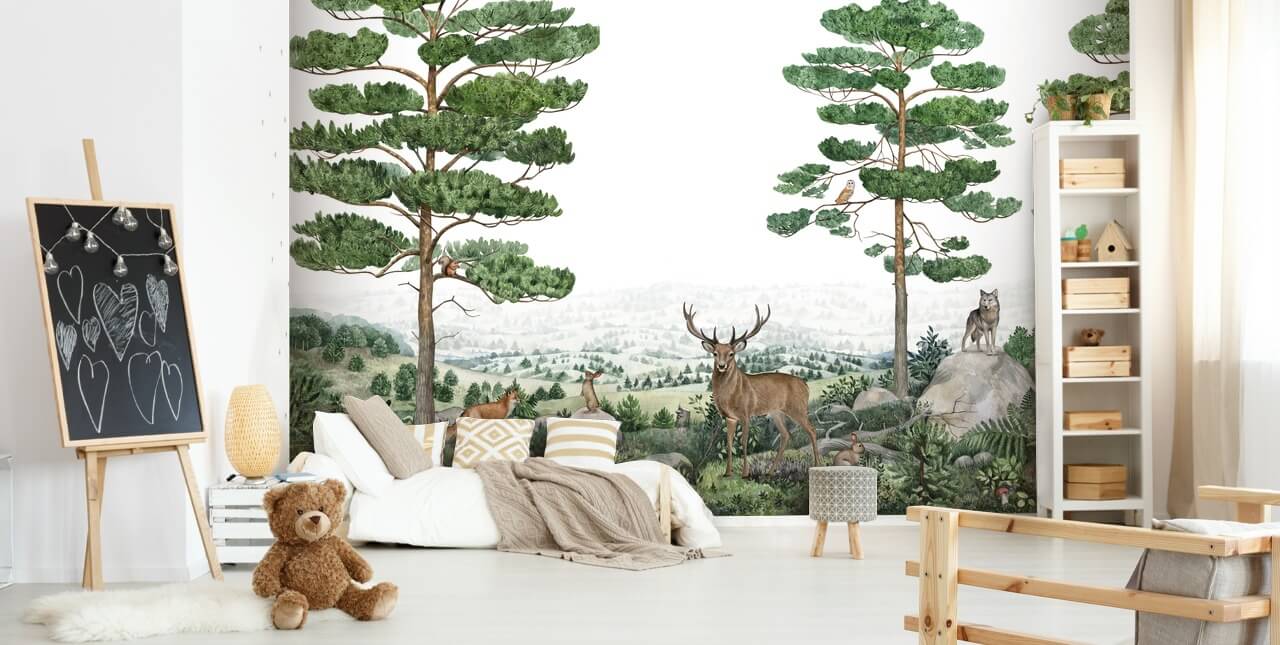 papel de parede de animais da floresta