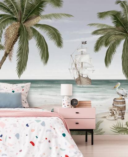 papel de parede de ilha tropical