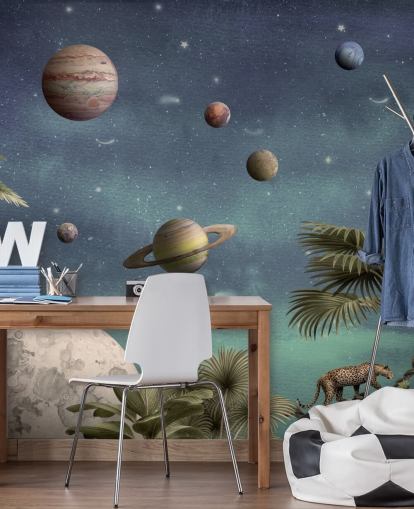 papéis de parede de planetas acima da selva