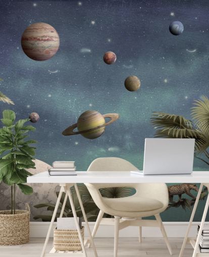 fondo de pantalla de planetas sobre la jungla fondo de pantalla de planetas sobre la jungla