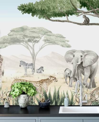 papel de parede de animais da floresta