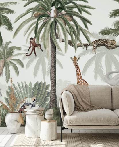 carta da parati con animali safari carta da parati con animali safari