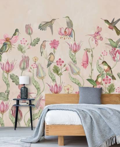 papel de parede bonito tulipas e beija-flores papel de parede bonito tulipas e beija-flores