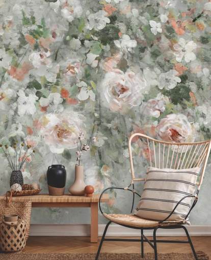 pastel lyserøde blomster tapet pastel lyserøde blomster tapet