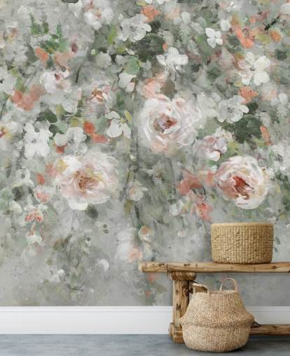 papel de parede de flores rosa pastel papel de parede de flores rosa pastel