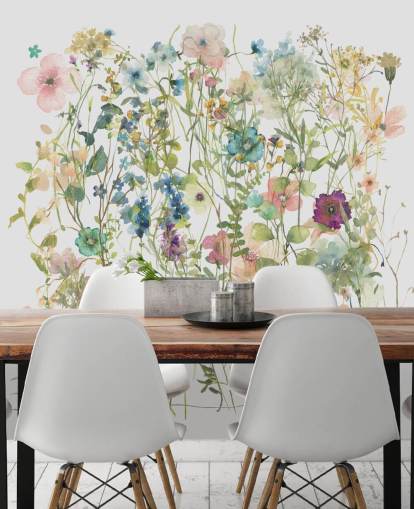 papel pintado bonito y floral