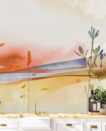 orange, yellow and blue toned abstract beach wallpaper orange, yellow and blue toned abstract beach wallpaper