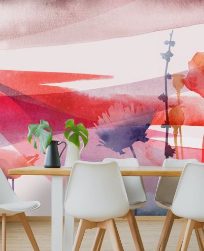 red and purple floral watercolor wallpaper red and purple floral watercolor wallpaper