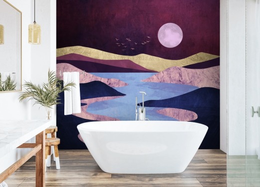 Bathroom Wallpaper Murals | Wallsauce NZ