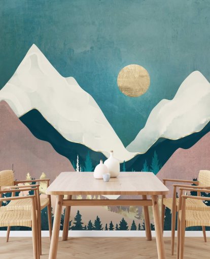 Winter Vista Wall Mural by SpaceFrog Designs