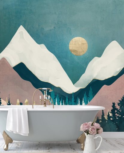 Winter Vista Wall Mural by SpaceFrog Designs