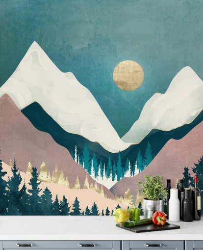 Winter Vista Veggmaleri av SpaceFrog Designs Winter Vista Veggmaleri av SpaceFrog Designs