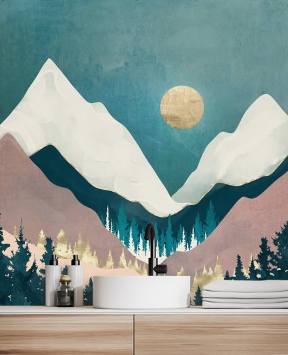 Mural de pared Vista invernal de SpaceFrog Mural de pared Vista invernal de SpaceFrog