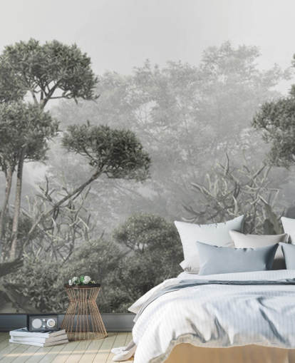 Muted green jungle trees wallpaper Muted green jungle trees wallpaper