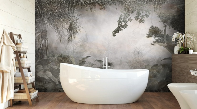 Bathroom Wallpaper Murals | Wallsauce US