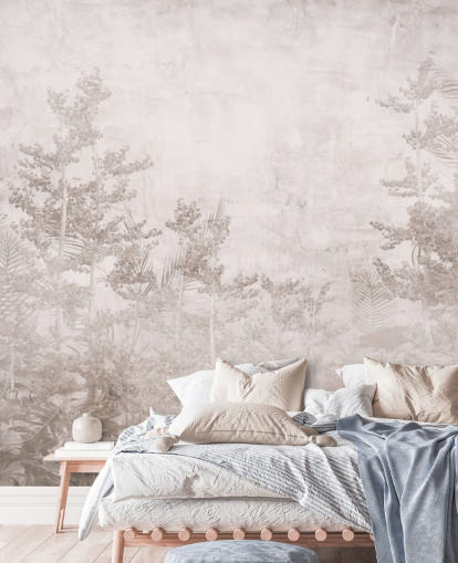 Vintage sepia tone hazy tropical jungle wallpaper Vintage sepia tone hazy tropical jungle wallpaper