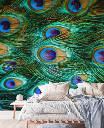 Impressão de olhos de pavão