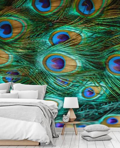 Estampado de ojos de pavo real Estampado de ojos de pavo real