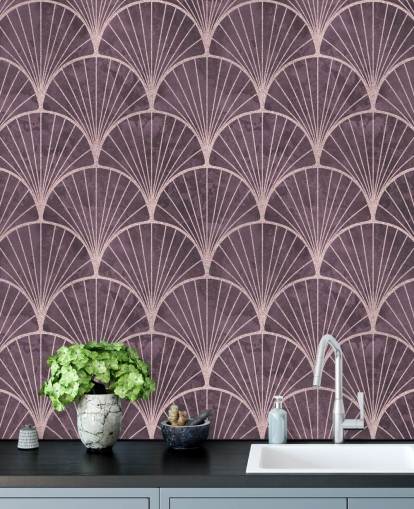 lila art deco effekt tapet lila art deco effekt tapet