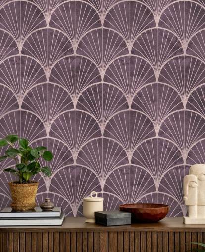 purple art deco effect wallpaper purple art deco effect wallpaper