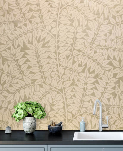 papier peint à motif de branches neutres papier peint à motif de branches neutres