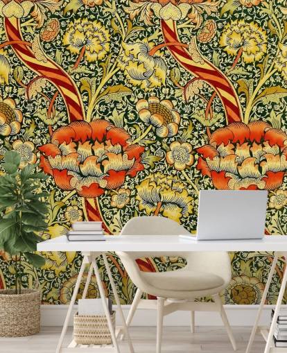 vivid vintage floral wallpaper vivid vintage floral wallpaper